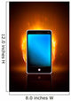 Smartphone on fire Wall Mural