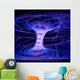 Blue Energy Tornado Wall Mural