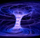 Blue Energy Tornado Wall Mural