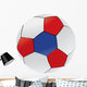 Red White and Blue Soccer Ball Wall Decal