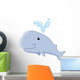 Baby whale Wall Decal