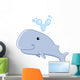 Baby whale Wall Decal