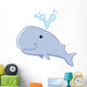 Baby whale Wall Decal