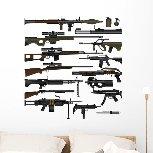 Weapon Wall Mural
