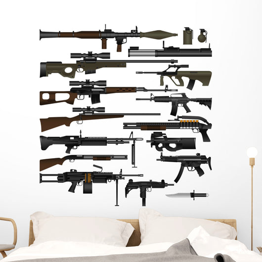 Weapon Wall Mural
