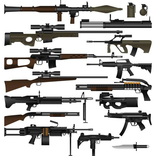 Weapon Wall Mural