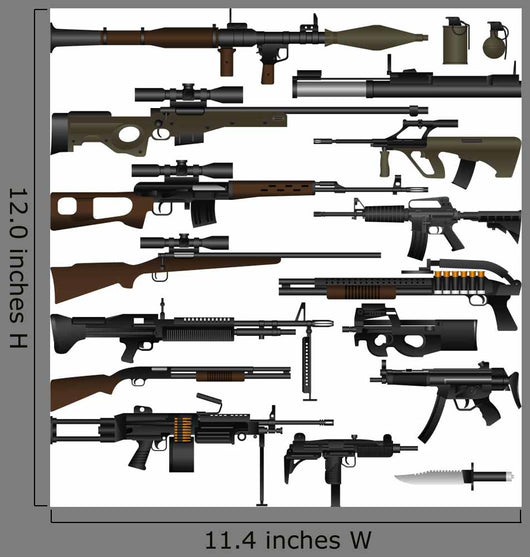 Weapon Wall Mural