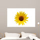 Sunflower over White Wall Decal