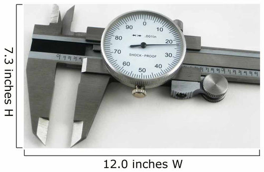 Caliper Dial Wall Decal