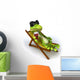 Lizard and Beer Wall Decal