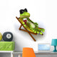 Lizard and Beer Wall Decal