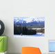 Skiing in Mountains Wall Mural