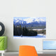 Skiing in Mountains Wall Mural