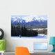 Skiing in Mountains Wall Mural