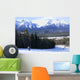 Skiing in Mountains Wall Mural
