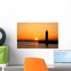 Sunset near Light House Wall Decal