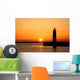 Sunset near Light House Wall Decal