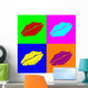 Warhol Lipps Wall Mural