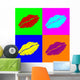 Warhol Lipps Wall Mural
