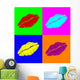 Warhol Lipps Wall Mural