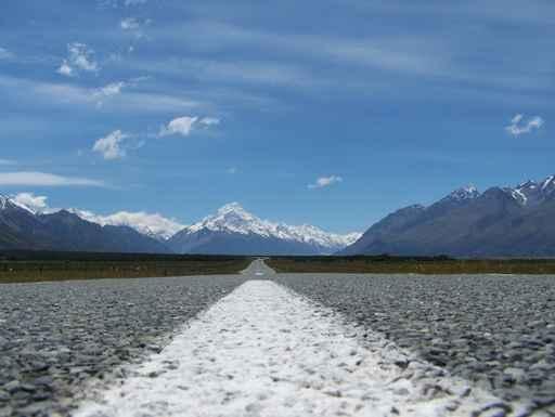 Way to Mount Cook Wall Decal