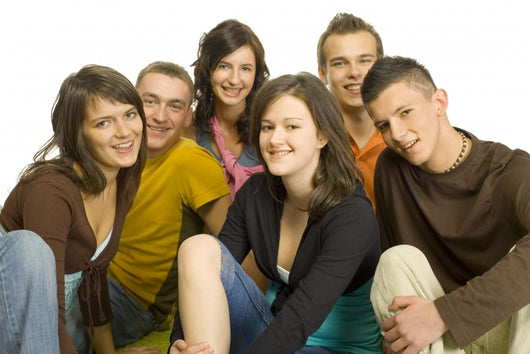 group of teenagers Wall Decal
