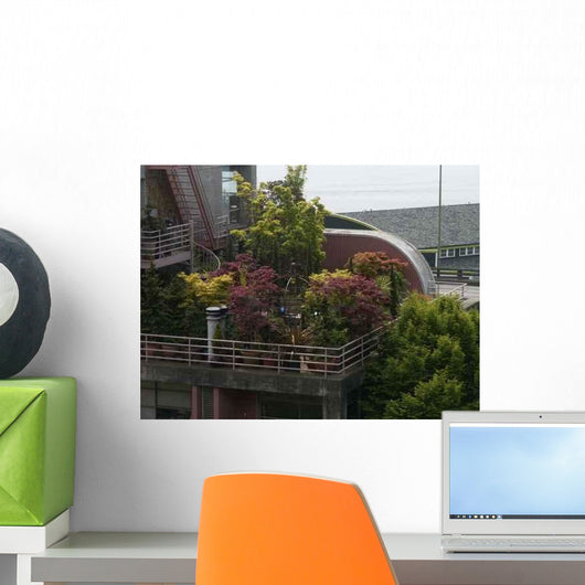 Rooftop Garden Wall Decal