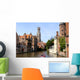 Famous Canals Bruges and Wall Mural