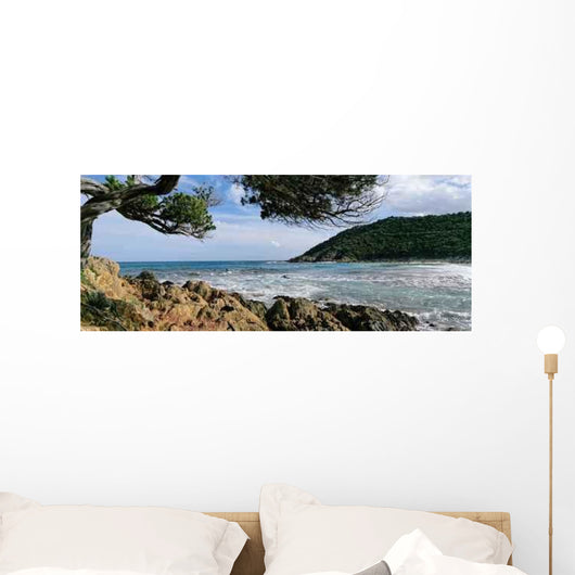 Plage Panoramique Corse Wall Decal