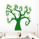 Green Tree Silhouette