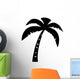 Black Palm Three Silhouette