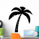 Black Palm Three Silhouette