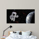 Astronaut in Space Wall Mural