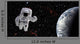 Astronaut in Space Wall Mural