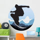 snowboarder jumping Wall Decal