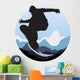 snowboarder jumping Wall Decal