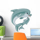 Dolphin Mother and Baby Wall Decal