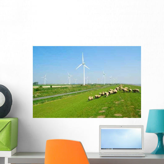 Windkraftanlagen Der K Ste Wall Decal