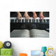 Hands On Keyboard Wall Mural