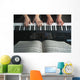 Hands On Keyboard Wall Mural
