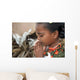 Indian Village  Little Girl Praying Wall Mural