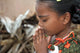 Indian Village  Little Girl Praying Wall Mural