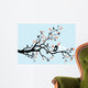 Wedding Birds Kissing Vector Wall Mural