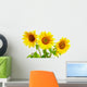 Three Sunflowers Wall Decal