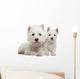 Two West Highland Terrier Wall Decal