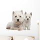 Two West Highland Terrier Wall Decal