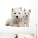 Two West Highland Terrier Wall Decal