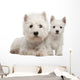 Two West Highland Terrier Wall Decal