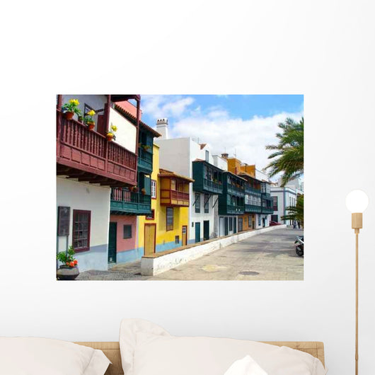 Houses Boulevard La Palma Wall Decal
