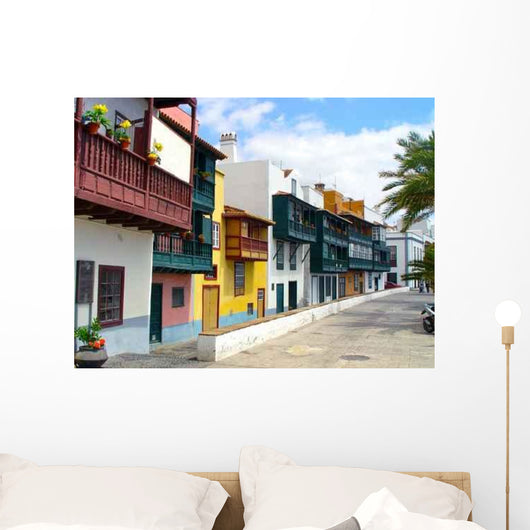 Houses Boulevard La Palma Wall Decal